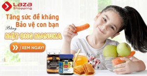 Nâng cao hệ miễn dịch ở trẻ nhỏ với mật ong Manuka