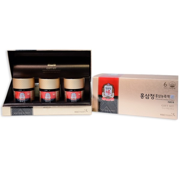 Cao tinh chất hồng sâm KGC hộp quà tặng 3 lọ x 110g chính hãng Sâm Chính phủ Cheong Kwan Jang - 8809332393383