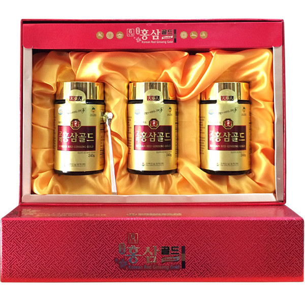 Cao hồng sâm Bio Apgold Hàn Quốc 6 năm tuổi chính hãng hộp 3 lọ x 240g - 8809013354740
