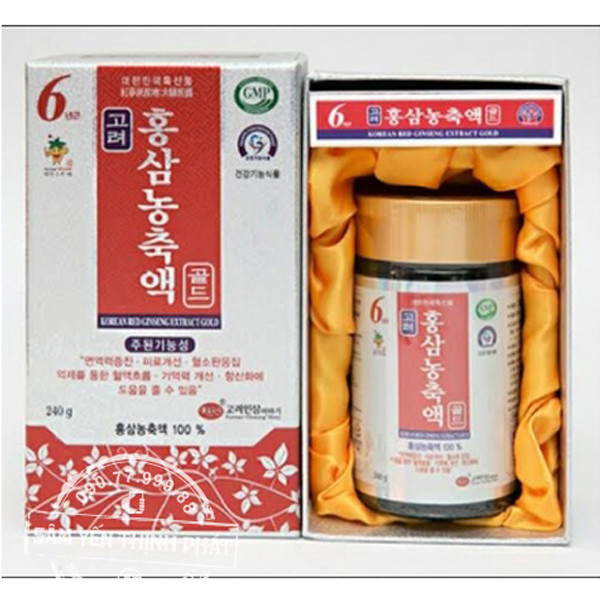 Cao hồng sâm Hàn Quốc ánh bạc hãng KGS 240g Hỗ trợ bệnh nhân khối u phục hồi sức khỏe - 8809054084002