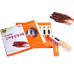 Hồng sâm củ tẩm mật ong Geumsan sâm Hàn Quốc 6 năm tuổi 8 củ lớn hộp 300g - 8809317695549
