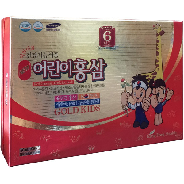 Nước hồng sâm trẻ em Baby hươu cao cổ chính hãng Kanghwa Hàn Quốc - 8809253648067