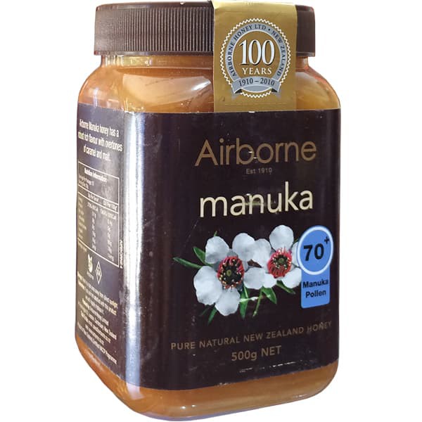 Mật ong Manuka New Zealand 70+ lọ 500g Airborne - 9403118002705