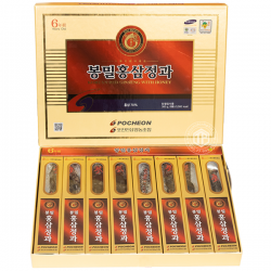 Hồng sâm nguyên củ tẩm mật ong hộp 300g chính hãng Pocheon sâm Hàn Quốc 6 năm tuổi - 8809191148018