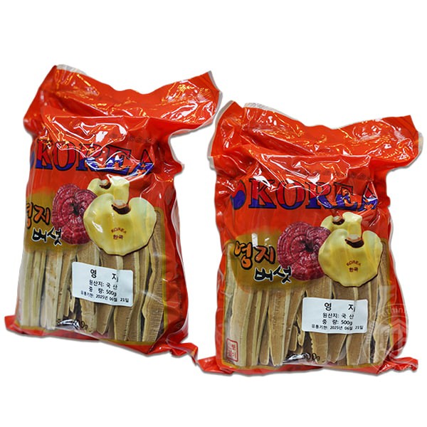 Nấm linh chi đỏ Hàn Quốc loại 1 cắt lát sẵn 1 kg