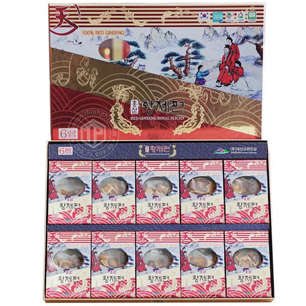 Hồng Sâm Lát Khô Daesan Hàn Quốc hộp 120g