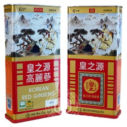 Hồng sâm củ khô hộp thiếc HG Bio 300g 10 củ Chính hãng Hàn Quốc