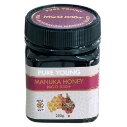 Mật ong Manuka Pure Young 830+ 250g nhập khẩu từ Úc