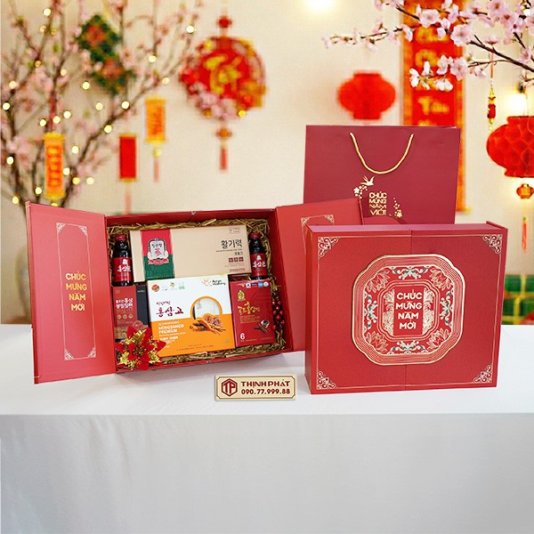 Hộp Quà Xuân Bách Lộc - Set 26 - Hộp quà tặng tết cao cấp Xuân 2026