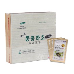 Nước đông trùng hạ thảo Hàn Quốc hộp gỗ 60 gói