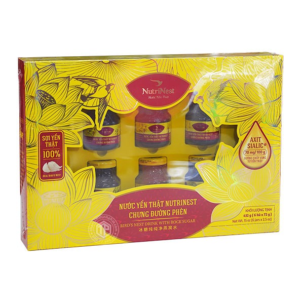 Yến chưng sẳn hộp 6 lọ Gold Bird Silver - 8936071090522