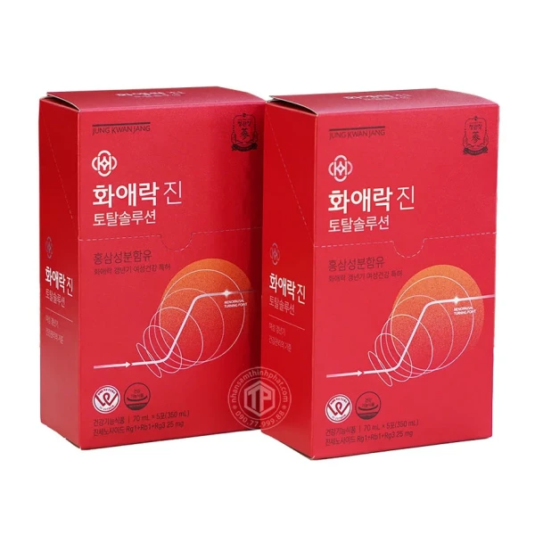 Nước Hồng Sâm Cao Cấp KGC chính hãng cho nữ 10 gói x 70ml