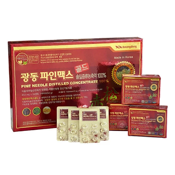 Viên Tinh Dầu Thông Đỏ Hàn Quốc Kwangdong Chính hãng 120 Viên Cao cấp chất lượng - 8806129209674