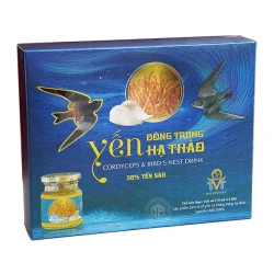 Yến đông trùng hạ thảo không đường hộp 6 lọ
