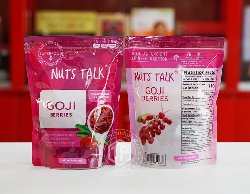 Kỷ tử sấy khô Goji Berries gói 250g