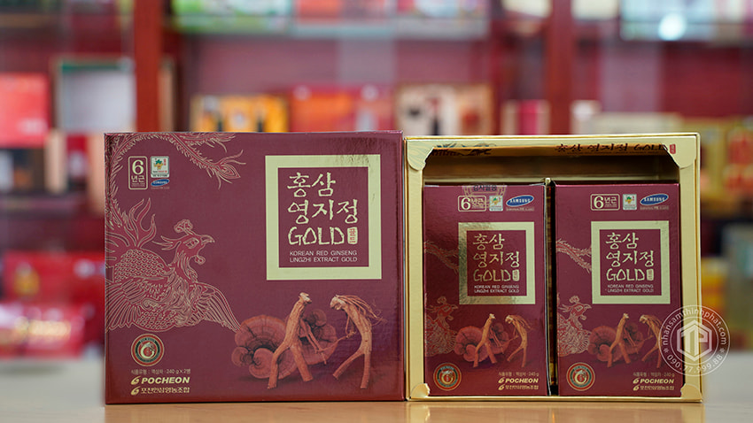 Cao hồng sâm linh chi Pocheon Hàn Quốc