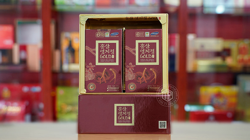 Cao hồng sâm linh chi Pocheon Hàn Quốc