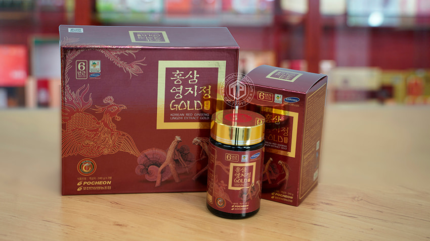 Cao hồng sâm linh chi Pocheon Hàn Quốc