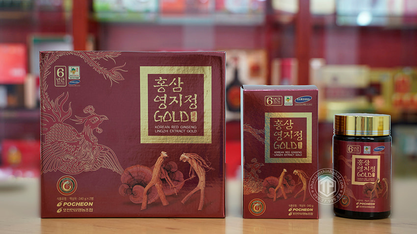 Cao hồng sâm linh chi Pocheon Hàn Quốc