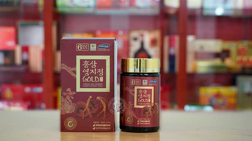 Cao hồng sâm linh chi Pocheon Hàn Quốc