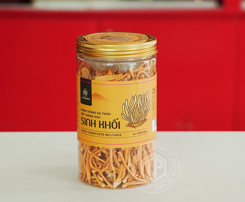 Nấm đông trùng hạ thảo sợi khô lọ 50g