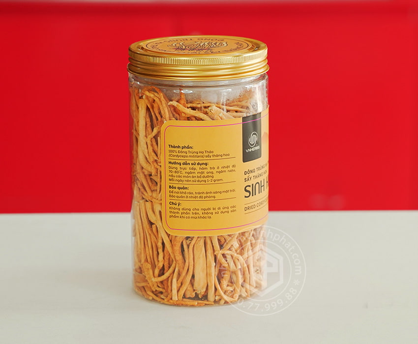 Nấm đông trùng hạ thảo sợi khô lọ 50g