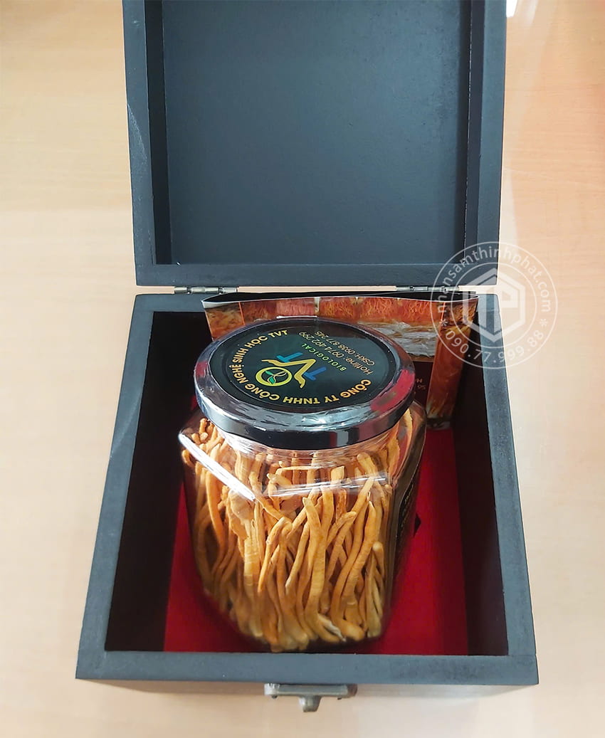 Đông trùng hạ thảo khô Việt Nam hộp 20g Đông trùng hạ thảo khô Việt Nam hộp 20g