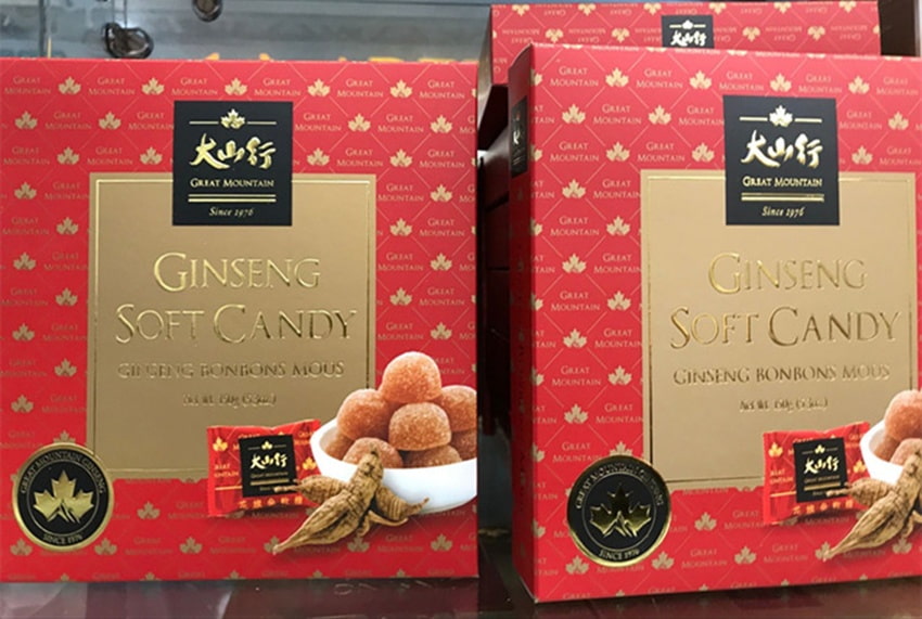 Kẹo nhân sâm dẻo cao cấp ít đường 150g