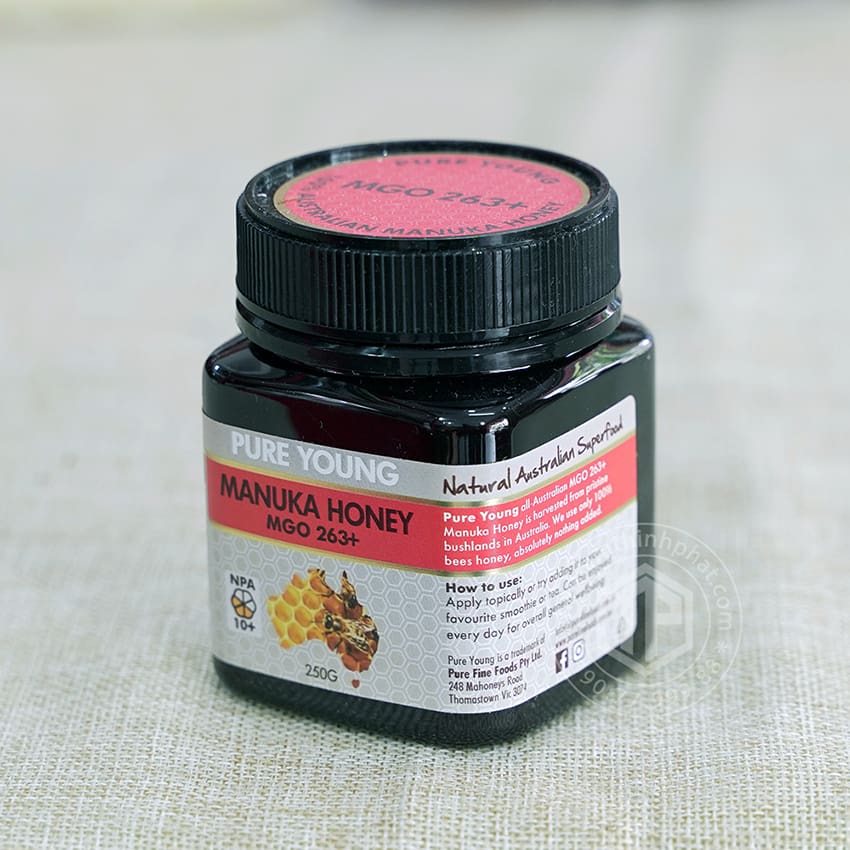 Mật ong Manuka Pure Young 263+ 250g nhập khẩu từ Úc