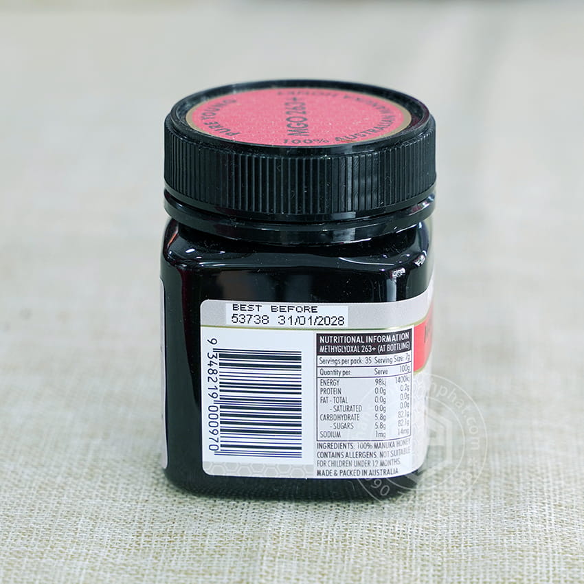 Mật ong Manuka Pure Young 263+ 250g nhập khẩu từ Úc