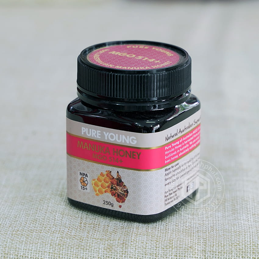 Mật ong Manuka Pure Young 514+ 250g nhập khẩu từ Úc