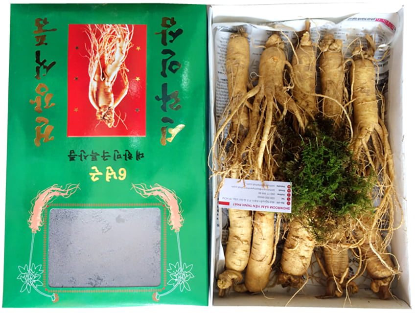 Nhân sâm tươi Hàn Quốc loại 10 củ 1 kg