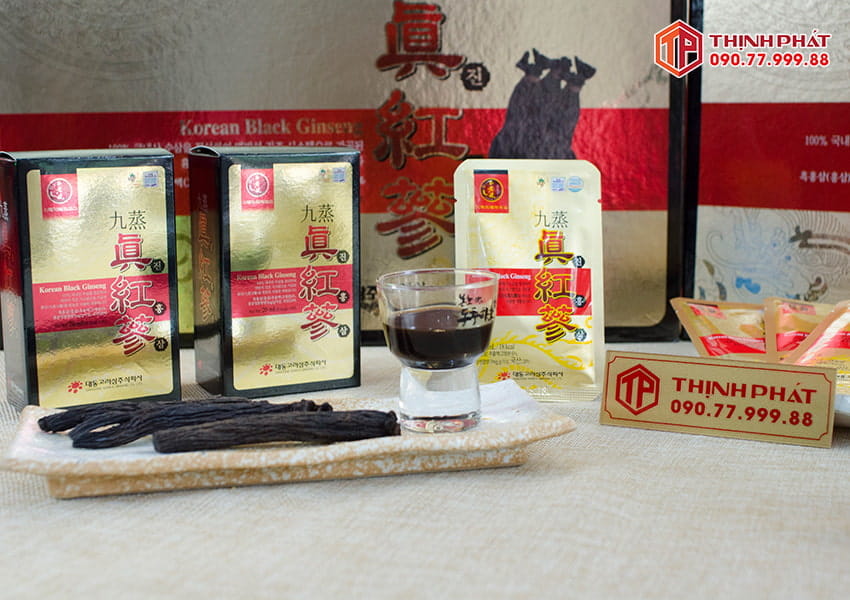 Nước hắc sâm Hàn Quốc cao cấp Daedong hộp 90 gói