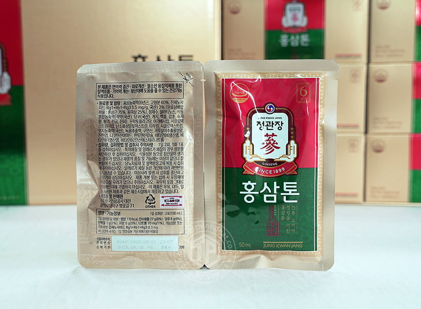 Nước hồng sâm Plus Mild 60 gói Sâm Chính phủ Hàn Quốc cao cấp