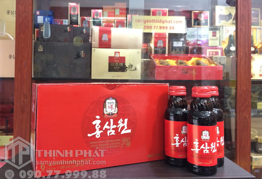 Nước hồng sâm Won cao cấp KGC hộp 10 chai
