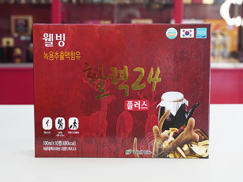 Nước hồng sâm nhung hươu Hàn Quốc 10 chai x 100ml