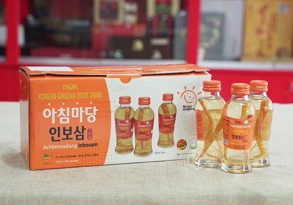 Nước sâm nguyên củ Achimmadang hộp 10 chai x 120ml