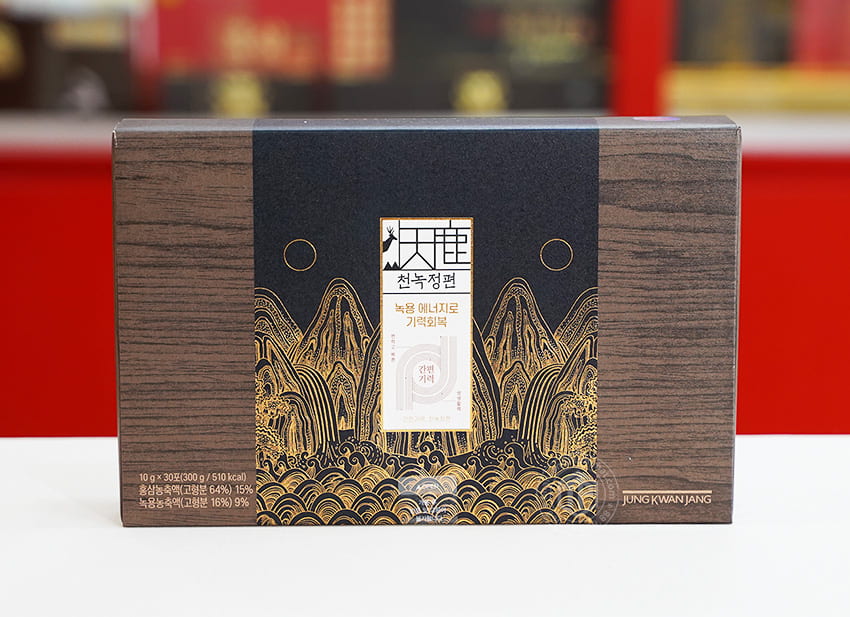 Nước sâm nhung hươu cao cấp KGC sâm chính phủ Jung Kwan Jang hộp 30 gói x 10g