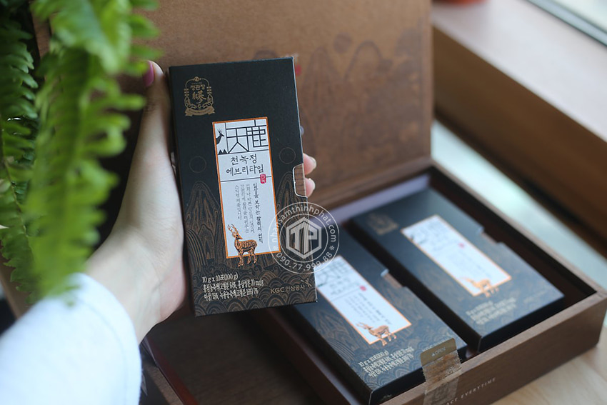 Nước sâm nhung hươu cao cấp KGC sâm chính phủ Jung Kwan Jang hộp 30 gói x 10ml