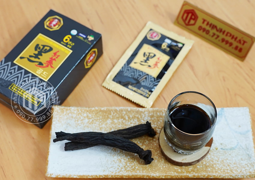 Nước hắc sâm Bio Apgold chính hãng Hàn Quốc 6 năm tuổi 60 gói