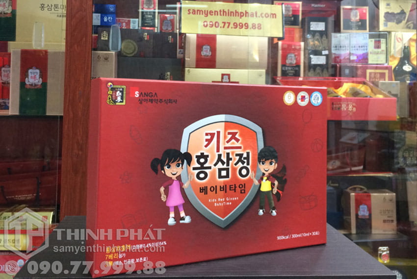 Nước hồng sâm Sanga Baby Hàn Quốc dành cho trẻ em hộp 30 gói