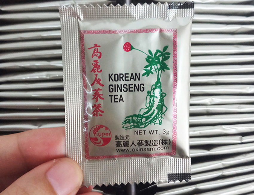 Trà hồng sâm Hàn Quốc chính hãng hộp gỗ 100 gói