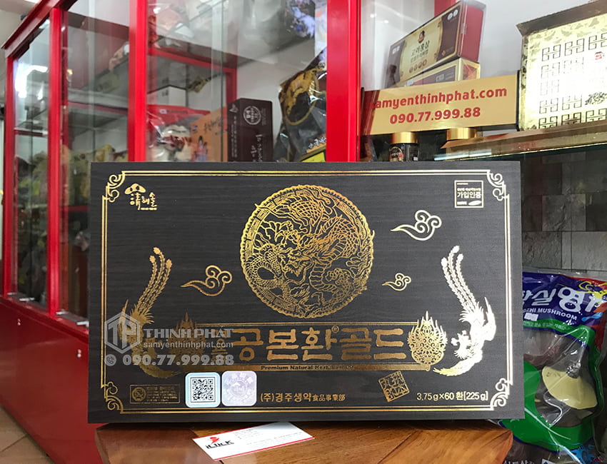 Viên Đông Trùng Hạ Thảo Hàn Quốc hộp gỗ 60 viên