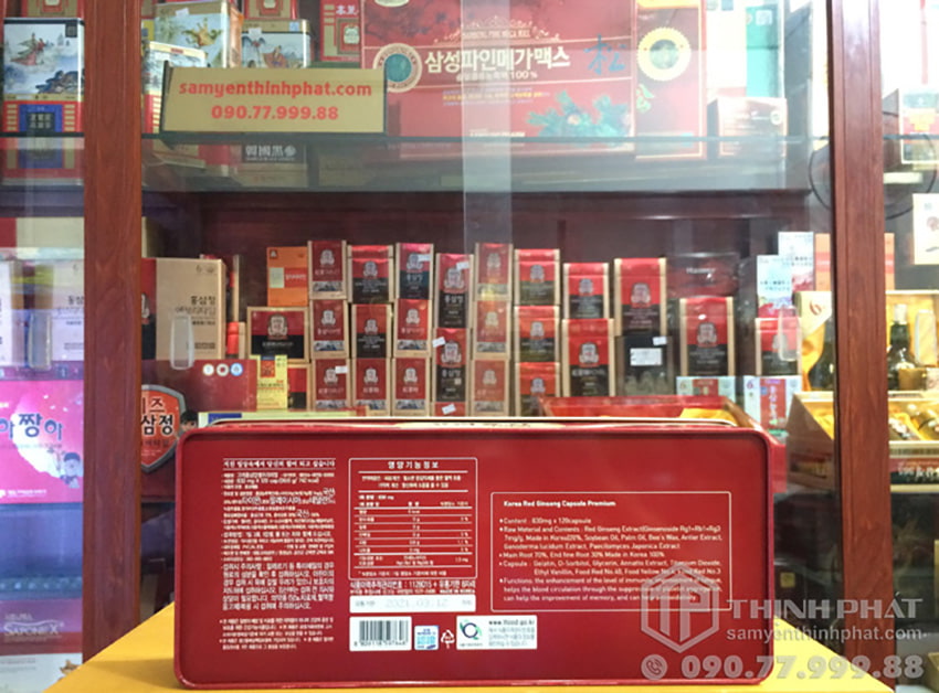 Viên hồng sâm nhung hươu linh chi đông trùng hạ thảo 120 viên