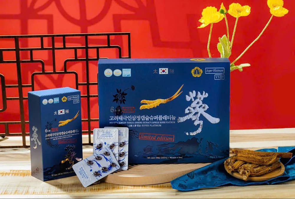 Viên thiên sâm đông trùng hạ thảo cao cấp hộp 180 viên