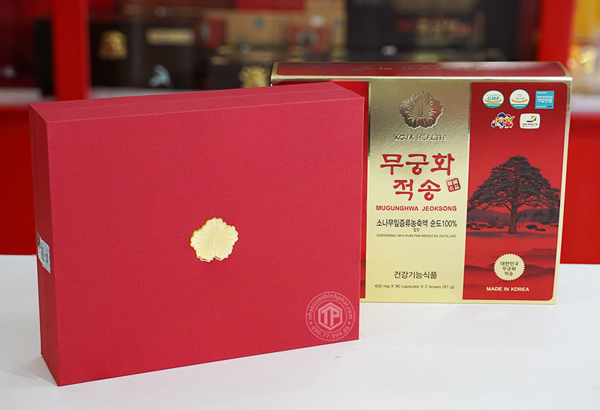 Viên tinh dầu thông đỏ Hàn Quốc Mugunghwa Jeoksong Viên tinh dầu thông đỏ Hàn Quốc Mugunghwa Jeoksong