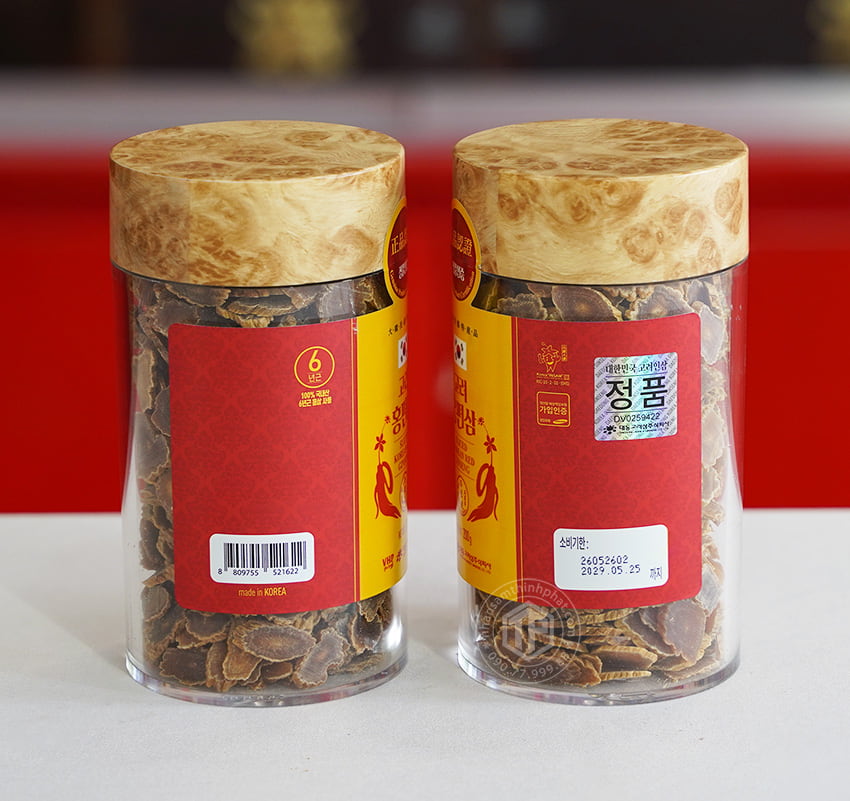 Hồng sâm lát khô Daedong lọ 200g