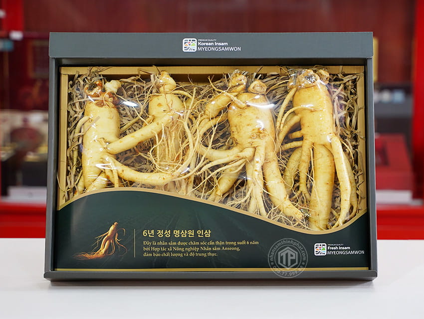 Nhân sâm tươi Hàn Quốc loại 1 nhập khẩu kg 4 củ