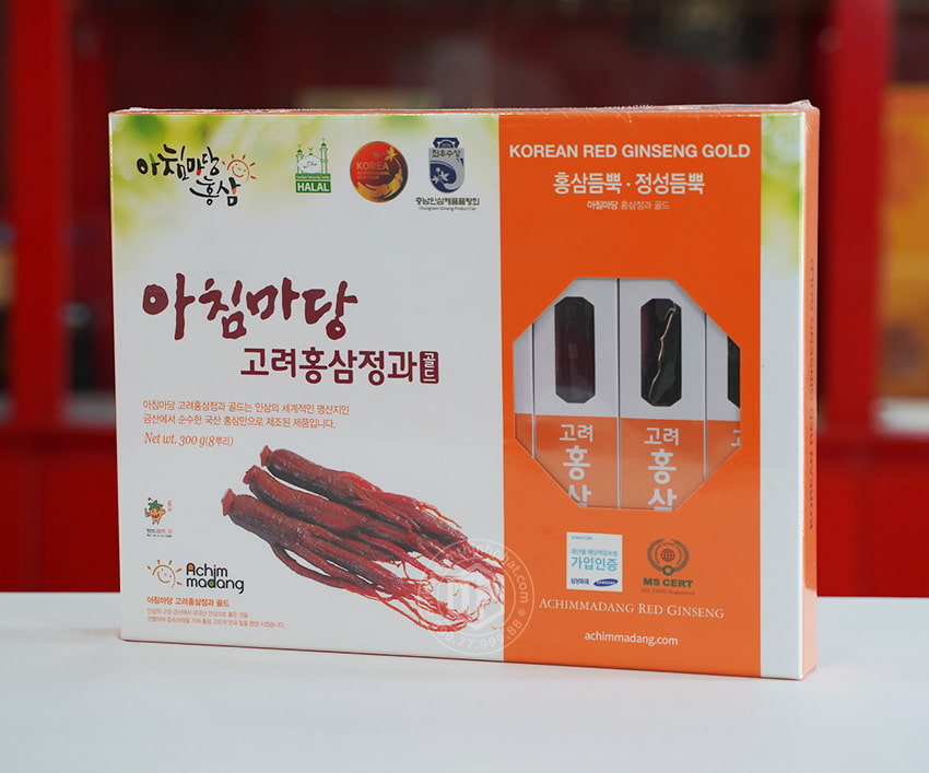 Hồng sâm Hàn Quốc Geumsan nguyên củ tẩm hộp 300g 8 củ lớn