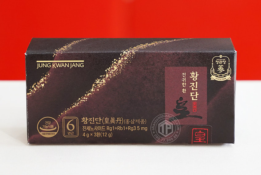 Viên hồng sâm linh đan Chính phủ Hàn Quốc Jung Kwan Jang KGC hộp 3 viên